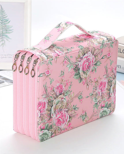 200-Compartment High-Capacity Art Student Tote Bag