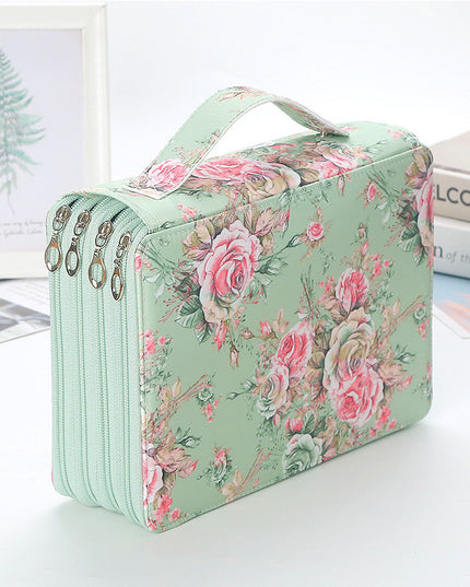 200-Compartment High-Capacity Art Student Tote Bag