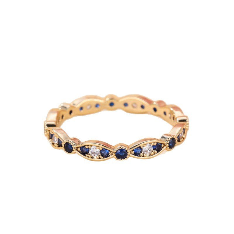 Blue Crown Ring - gaviara