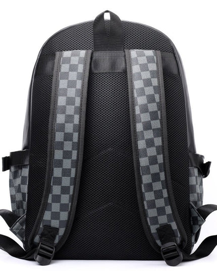Business Trends Checked Backpack - gaviara