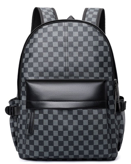Business Trends Checked Backpack - gaviara