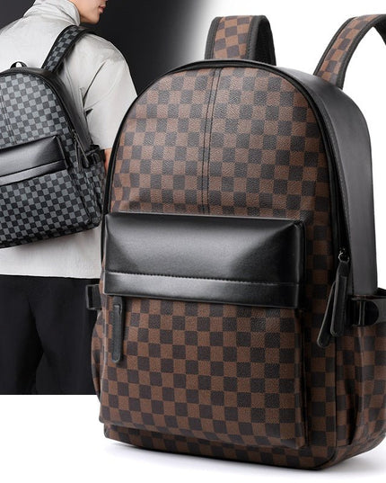 Business Trends Checked Backpack - gaviara