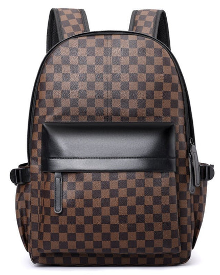 Business Trends Checked Backpack - gaviara