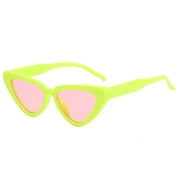 Green Frame Pink Lens
