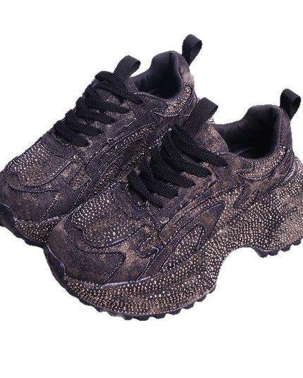 Womens Thick-soled Casual Sneakers