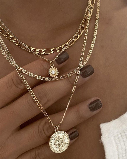 Chunky Gold Necklace For Women