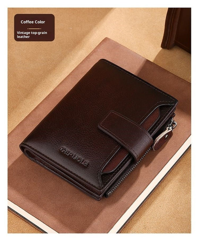 Classic Leather Card Wallet - gaviara