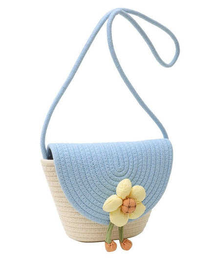 Cute Flowers Straw women's Bag - gaviara