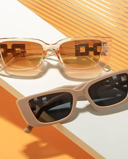 Diamond-Chain Square Sunglasses - gaviara