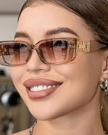 Diamond-Chain Square Sunglasses - gaviara