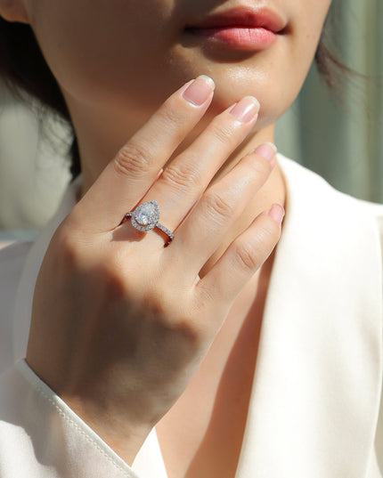 Diamond-Tested Moissanite Ring - gaviara