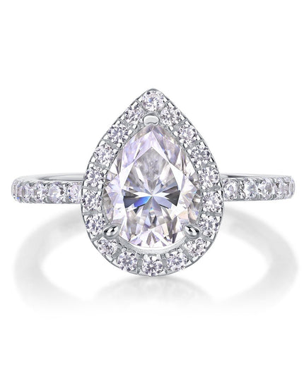 Diamond-Tested Moissanite Ring - gaviara