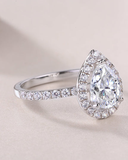 Diamond-Tested Moissanite Ring - gaviara