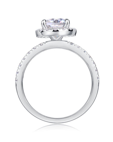 Diamond-Tested Moissanite Ring - gaviara