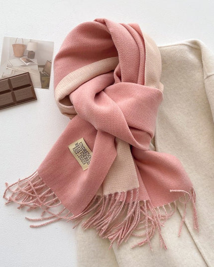 Double-sided Solid-color women's Scarf - gaviara