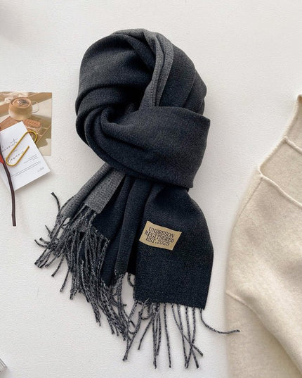Double-sided Solid-color women's Scarf - gaviara