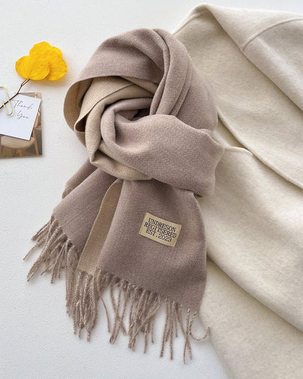 Double-sided Solid-color women's Scarf - gaviara