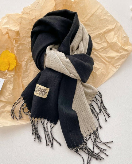 Double-sided Solid-color women's Scarf - gaviara