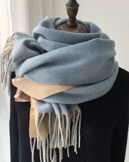 Double-sided Solid-color women's Scarf - gaviara