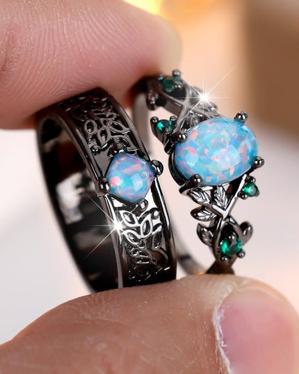 Egg-Shaped Crystal Ring - gaviara