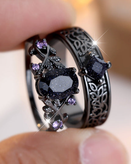 Egg-Shaped Crystal Ring - gaviara