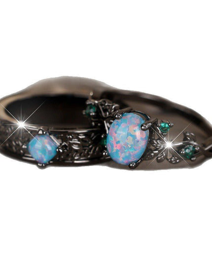 Egg-Shaped Crystal Ring - gaviara