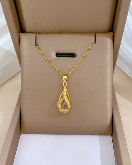Elegant Water Drop Pendant - gaviara