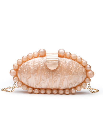 Fashion Minimalist Pearl Acrylic Handbag - gaviara