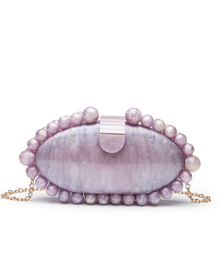 Fashion Minimalist Pearl Acrylic Handbag - gaviara