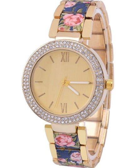 Fashion Printing Steel Watch Women - gaviara