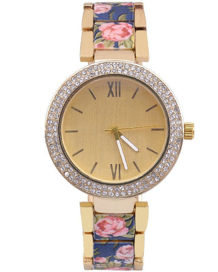 Fashion Printing Steel Watch Women - gaviara