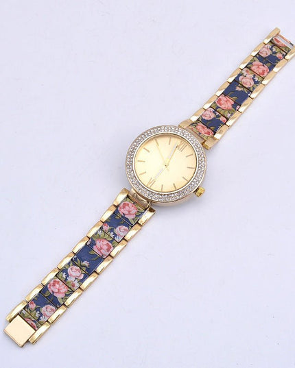 Fashion Printing Steel Watch Women - gaviara