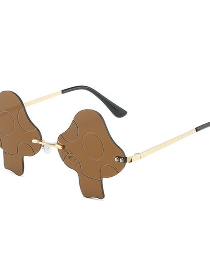 Irregular Mushroom-shaped Sunglasses