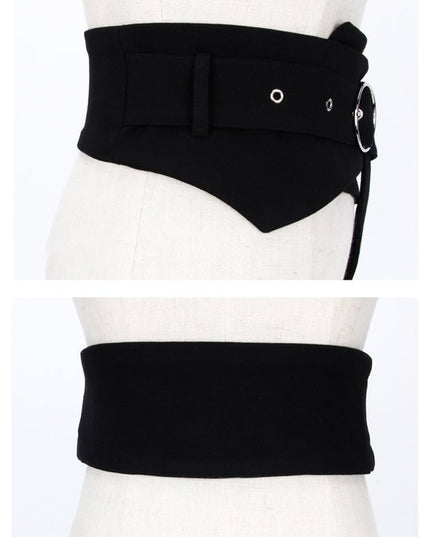 Ladies Fashion Simple Suit Wide Belt