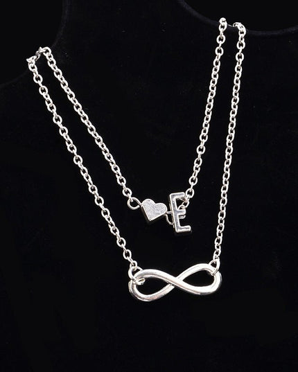Love 26 letters alloy anklet