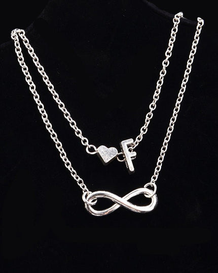 Love 26 letters alloy anklet