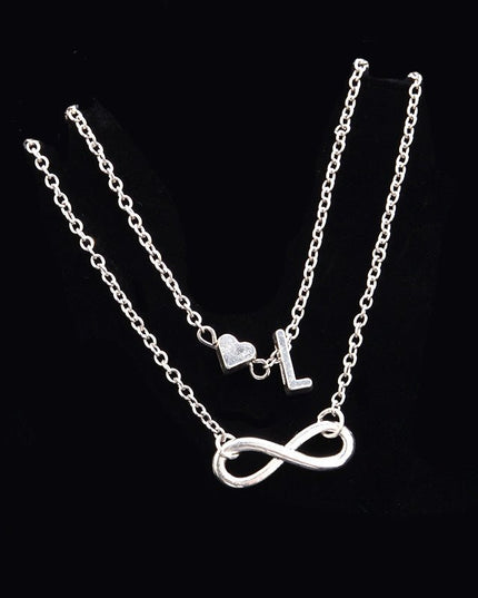 Love 26 letters alloy anklet