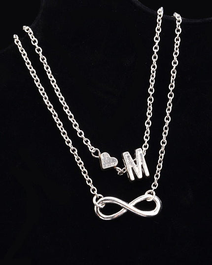 Love 26 letters alloy anklet