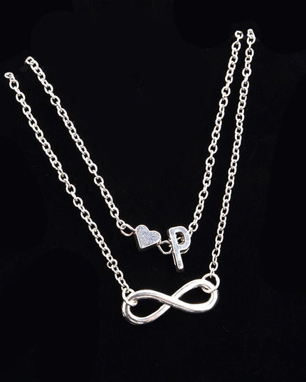 Love 26 letters alloy anklet