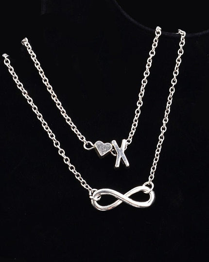 Love 26 letters alloy anklet