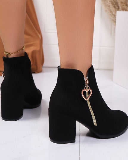 Love  Fashion Side Zipper Boots
