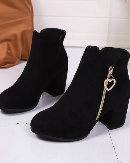 Love  Fashion Side Zipper Boots