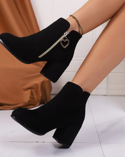 Love  Fashion Side Zipper Boots