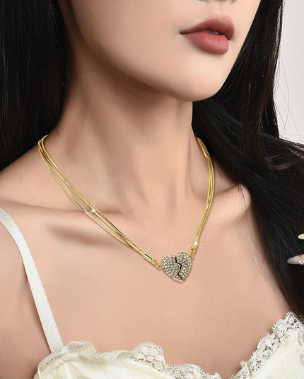 Magnetic Heart Necklace - gaviara