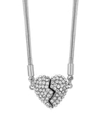 Magnetic Snap Love Silver