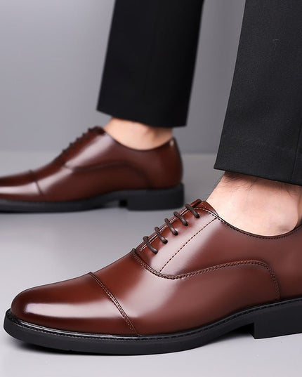 Men’s Classic Oxford Leather Shoes - gaviara