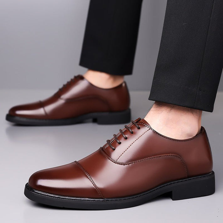 Men’s Classic Oxford Leather Shoes - gaviara