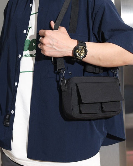 Men’s Nylon Cloth Shoulder Bag - gaviara