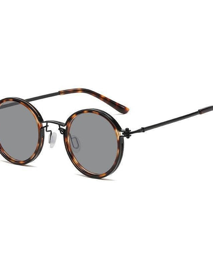 Men’s Round Punk Metal Shades - gaviara