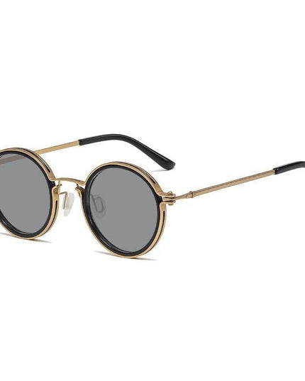 Men’s Round Punk Metal Shades - gaviara